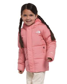 Пуховик унисекс North с капюшоном - Little Kid The North Face, цвет Pink