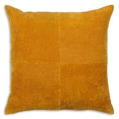 Декоративная подушка из вельвета, 20 x 20 дюймов Surya, цвет Yellow