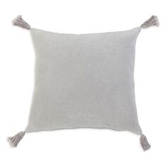 Квадратная декоративная подушка Bianca POM POM AT HOME, цвет Gray