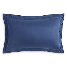 Сатиновая декоративная подушка 680TC, 14 x 22 дюйма Hudson Park Collection, цвет Blue