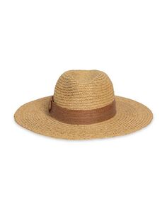 Повседневная соломенная шляпа в континентальном стиле Hat Attack, цвет Brown