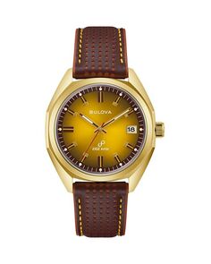 Классические часы Jet Star, 40 мм Bulova, цвет Brown
