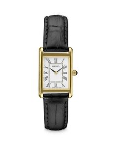 Часы Essentials, 18,9 мм Seiko Watch, цвет Black