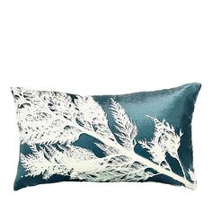 Декоративная подушка «Лес на малахите», 12 x 20 дюймов Aviva Stanoff, цвет Silver