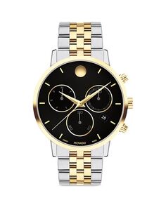 Музейный классический хронограф, 42 мм Movado, цвет Black