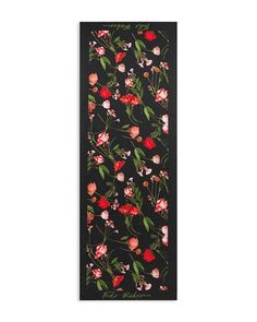 Длинный шелковый шарф с цветочным принтом Ted Baker, цвет Multi