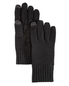 Замшевые перчатки Patch Tech The Men&apos;s Store at Bloomingdale&apos;s, цвет Black
