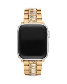 Apple Watch Браслет из нержавеющей стали с блестящим золотистым оттенком Michael Kors, цвет Gold