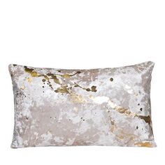 Constellation на бархатной подушке Creme с декоративной золотой подушкой, 12 x 20 дюймов Aviva Stanoff, цвет Tan/Beige