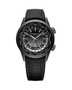 Часы Freelancer GMT Worldtimer, 41 мм Raymond Weil, цвет Black