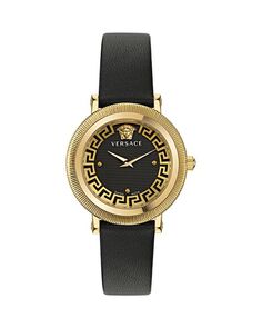 Часы Greca Flourish, 35 мм Versace, цвет Black