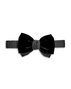 Бархатный галстук-бабочка Paris Velvet Lanvin, цвет Black