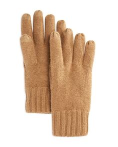 Текстурированные перчатки с надписью на пальцах The Men&apos;s Store at Bloomingdale&apos;s, цвет Tan/Beige