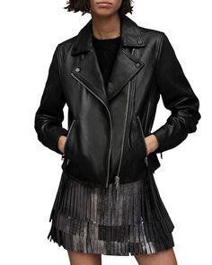 Байкерская куртка Dalby ALLSAINTS, цвет Black