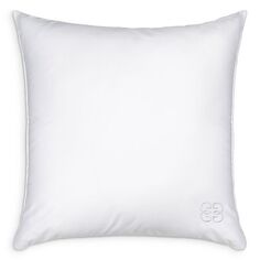 Европейская подушка из смеси шелка 50/50, 26 x 26 дюймов Gingerlily, цвет White