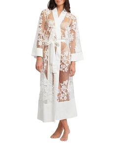 Очаровательный кружевной халат Rya Collection, цвет Ivory/Cream