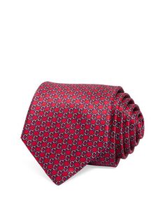 Классический шелковый галстук-цепочка The Men&apos;s Store at Bloomingdale&apos;s, цвет Red