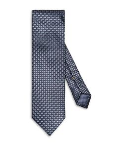 Классический тканый шелковый галстук Eton, цвет Blue