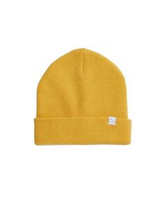 Вязаная шапка унисекс в рубчик Northern Classics, цвет Yellow