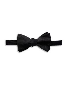 Предварительно завязанный шелковый галстук-бабочка Eton, цвет Black