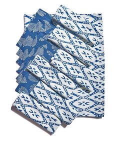Neemrana Table Runner, салфетки и усилители; Набор салфеток GAURI KOHLI, цвет Blue