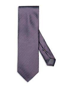 Классический тканый шелковый галстук Eton, цвет Purple