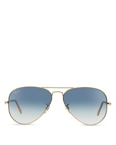 Солнцезащитные очки-авиаторы унисекс Ray-Ban, цвет Gold