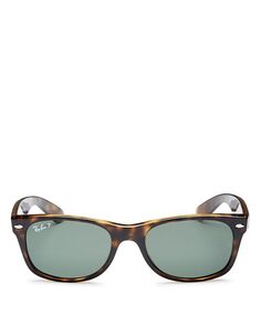 Новые поляризационные солнцезащитные очки Wayfarer, 55 мм Ray-Ban, цвет Brown