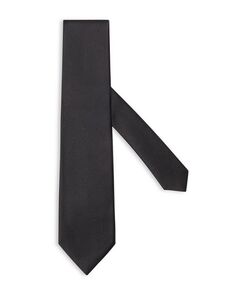 Твердый галстук Zegna, цвет Black