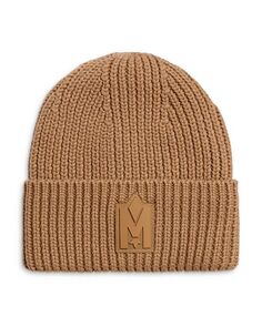 Вязаная шапка с манжетами Mackage, цвет Tan/Beige