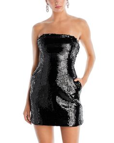 Мини-платье Элси A.L.C., цвет Black