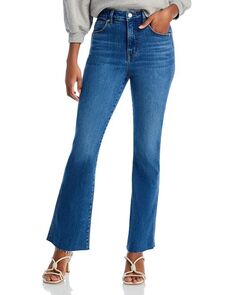Расклешенные джинсы до щиколотки с высокой посадкой Carson в цвете Serendipity Veronica Beard, цвет Blue