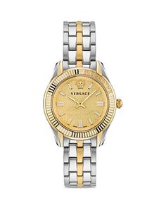 Часы Greca Time, 35 мм Versace, цвет Gold