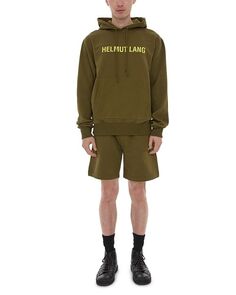 Толстовка с капюшоном Outer Sp Helmut Lang, цвет Green