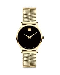 Музейные часы, 28 мм Movado, цвет Black
