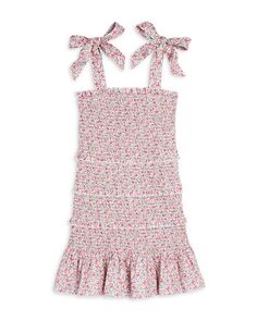 Платье Evan с присборенными оборками для девочек – Big Kid KatieJnyc, цвет Pink