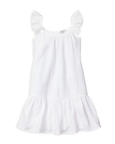 Белая газовая ночная рубашка Celeste для девочек — Baby, Little Kid, Big Kid Petite Plume, цвет White