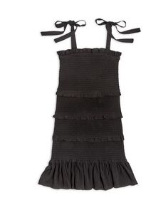 Платье Evan с присборенными оборками для девочек – Big Kid KatieJnyc, цвет Black
