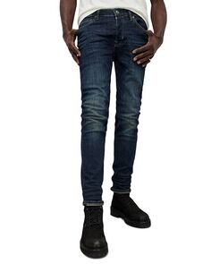 Джинсы Rex Slim Fit цвета индиго ALLSAINTS, цвет Blue