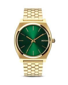 Часы Time Teller, 37 мм Nixon, цвет Gold