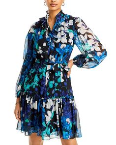 Платье с пейсли Kobi Halperin, цвет Blue
