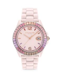 Часы Грейсон, 36 мм COACH, цвет Pink