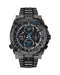 Часы Precisionist, 46,5 мм Bulova, цвет Black