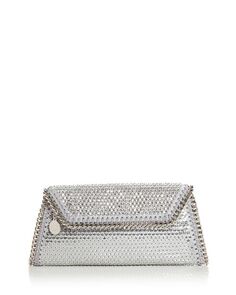 Украшенный клатч Falabella Stella McCartney, цвет Silver