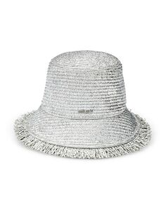 Шляпа Kumi с металлической бахромой Cult Gaia, цвет Silver