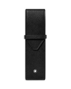 Кожаный чехол для двух ручек Sartorial Montblanc, цвет Black