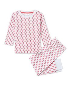 Пижамный комплект унисекс из хлопка вязанной вязки Malabar Baby, цвет Multi