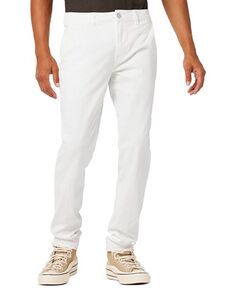 Классические узкие брюки-чинос прямого кроя Hudson, цвет White
