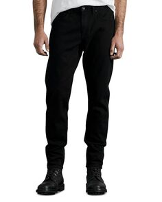 Черные узкие спортивные джинсы Fit 3 Authentic Stretch rag &amp; bone, цвет Black