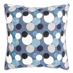 Декоративная подушка Boathouse Dot для улицы, 20 x 20 дюймов Mackenzie-Childs, цвет Multi